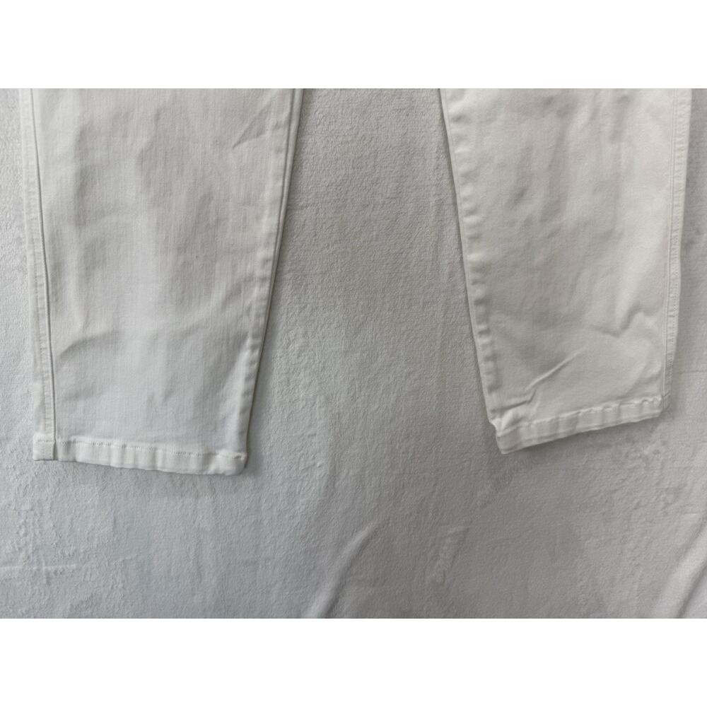 Spanx Womens Jeans Straight Leg High Rise Pull On White Size Large NWT - Picture 2 of 15